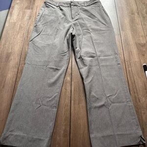 Old Navy Stretch No Pockets Dress Pants Size 6 Gray/Brown
